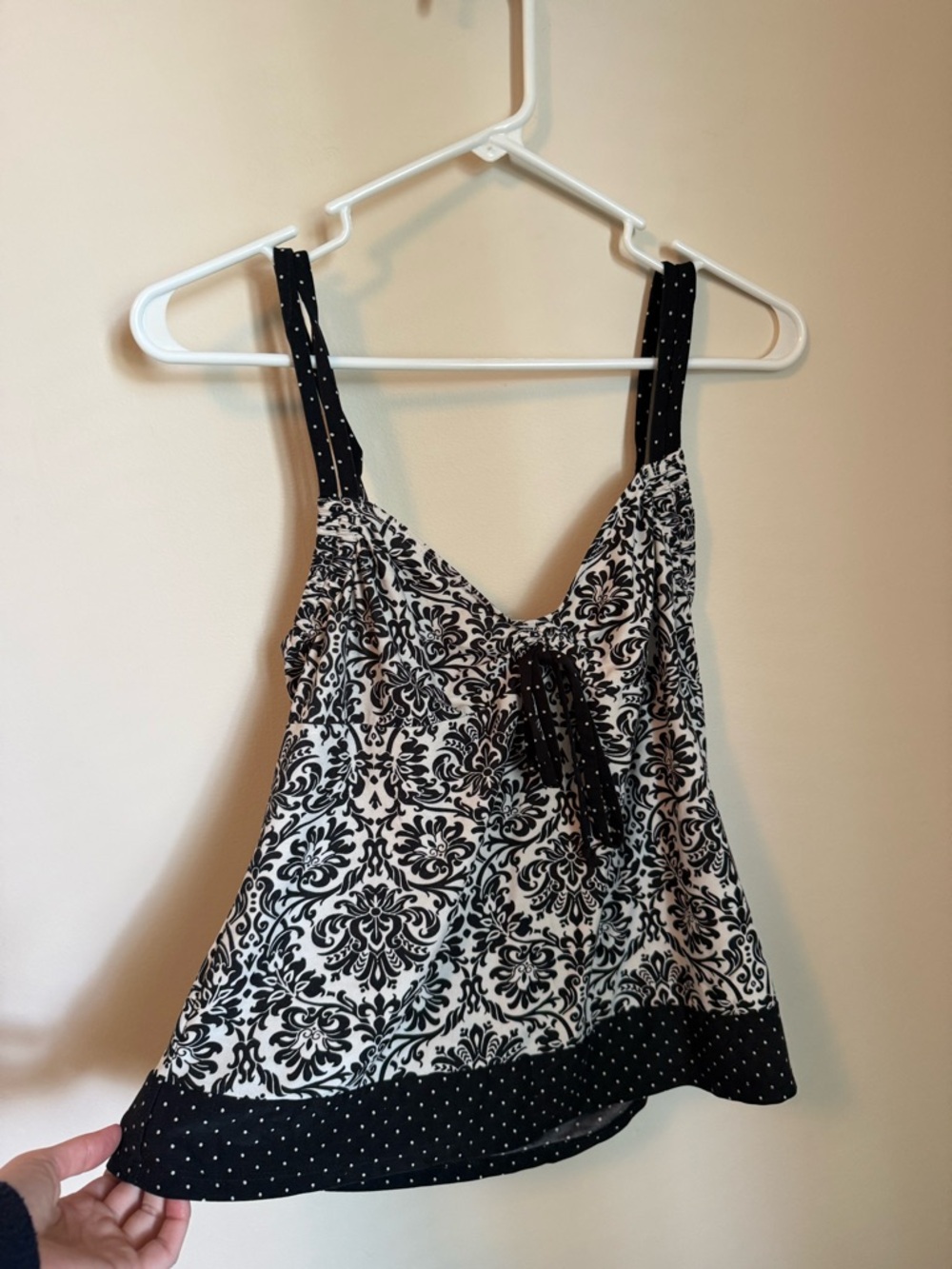 Studio Donatello Black & White Tank Top